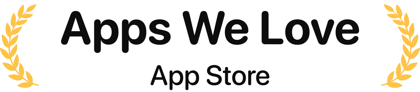 Featured in Apps We Love on the App Store